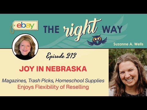 eBay Seller Chat w/ Joy in NE: Magazines, Trash Picks, Homeschool Items - ♥️s Flexibility of eBay 😊