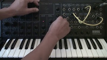 Korg MS-20 a simple loop #korgms20 #2WireChallenge