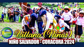 CORACORA 2024 // HUAYLIAS Y VILLANITOS (NIÑOS DEL ANEXO NIÑO SALVADOR)  CON  HUAMANI PRODUCCIONES