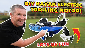 We install a Minn Kota Riptide Trolling Motor onto our Fishing Kayak & it