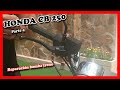 RESTAURACION HONDA CB 250, Reparación y purgado bomba freno moto. Parte 4