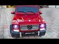 Mercedes-Benz. G-Class. Gelandewagen G 65 AMG TEST Kids Ride on Car Review 2018