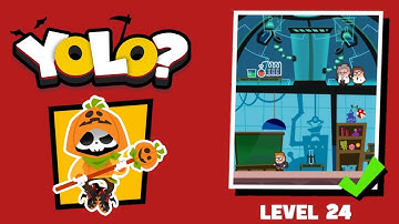 DEATHIGNER or YOLO? Gameplay Level 24 solution