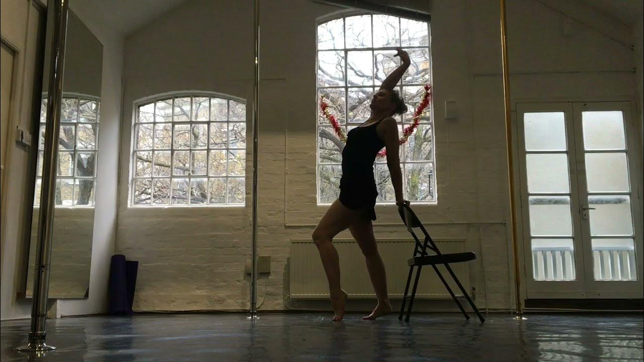 Tango inspired chair dance routine YouTube