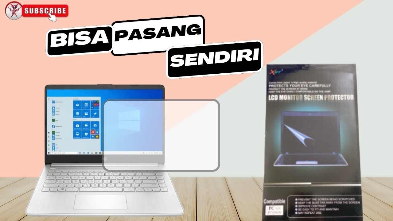 TUTORIAL Belajar Cara Pasang SCREEN PROTECTOR / ANTI GORES LAPTOP