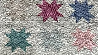 Star quilt - piecing and quilting