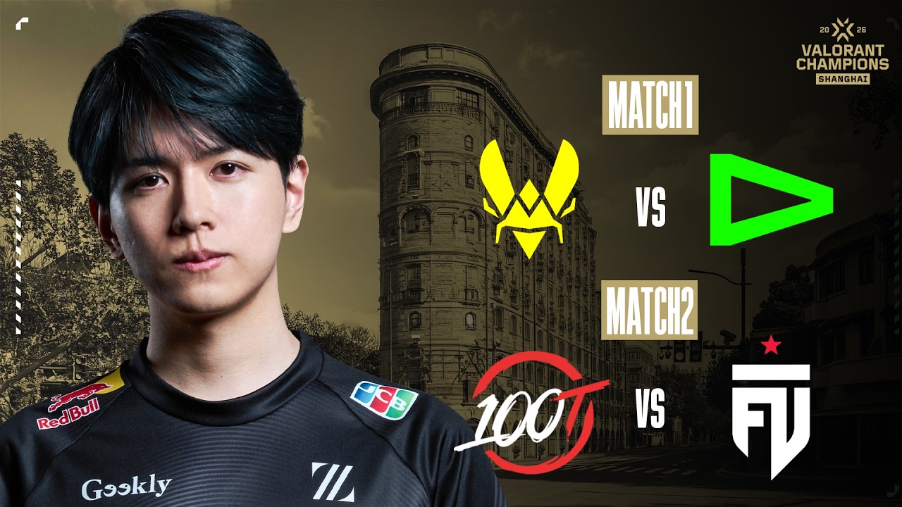 VIT vs LOUD / 100T vs FUT - Group Stage Day6 - VCT Champions 2026【VALORANT】#ChampsCostream