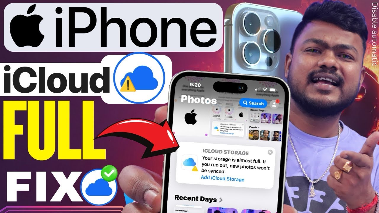 iphone icloud storage full problem solve | how to clear iphone icloud ...