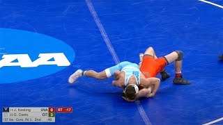 157lbs Dazjon Casto (The Citadel) vs Jake Keating (Virginia)