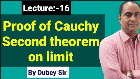 II Proof Of Cauchy theorem on Limit II #LimitTheoremOfSequence#CSIRNET#GATE#DkMathTutorial#DubeySir