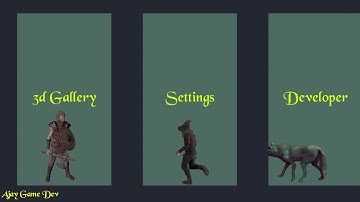 Main Menu UI Design for Unity Mobile Game #madewithunity #unity #mobilegame | Ajay Game Developer