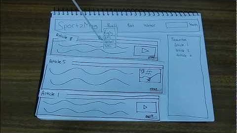 DECO2500 Group G Paper Prototype Sport Jenny Brown