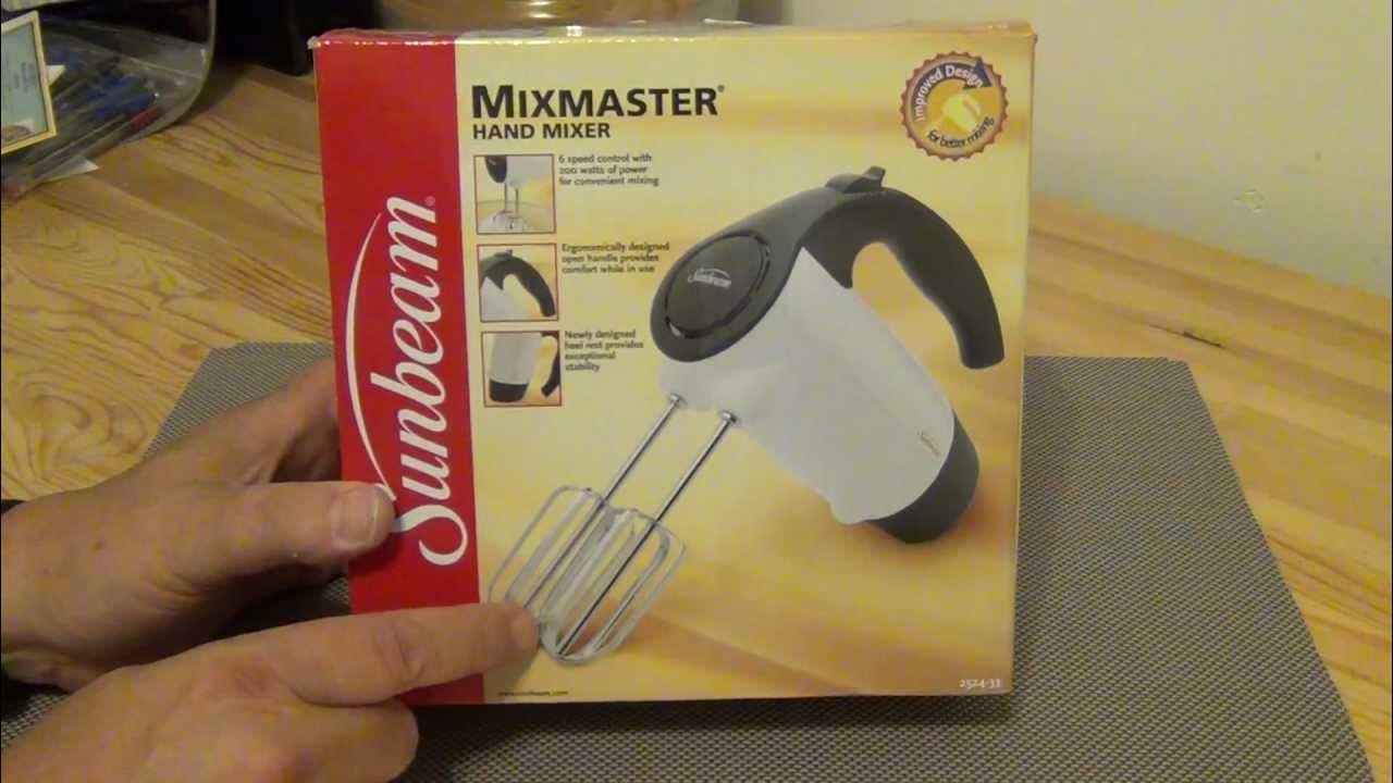 Sunbeam Mixmaster FPSBHS0301 Hand & Stand Mixer, 250 Watt, 5 Speed