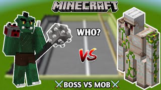 The Boss Vs Mob Battle In Minecraft (Hindi)