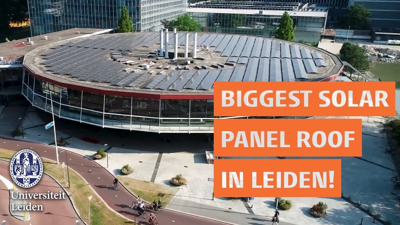 higher education sustainability initiative Biggest solar panel roof in Leiden!