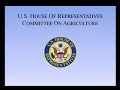Full Committee on Agriculture – Business Meeting: Oversight Plan