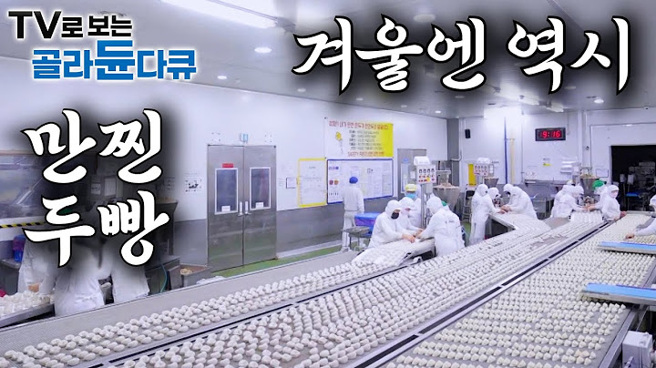 겨울엔 만두파와 찐빵파로 나뉜다. 매일 주문이 끊기지 않아 하루에 만드는 것만 50만개 ㅣ새하얀 반도체 공장 같은 만찐두빵 공장ㅣ극한직업│#골라듄다큐
