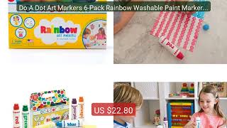 Do A Dot Art Markers 6-Pack Rainbow Washable Paint Markers The Orig... — Top Rated 2026 | Buy Now!