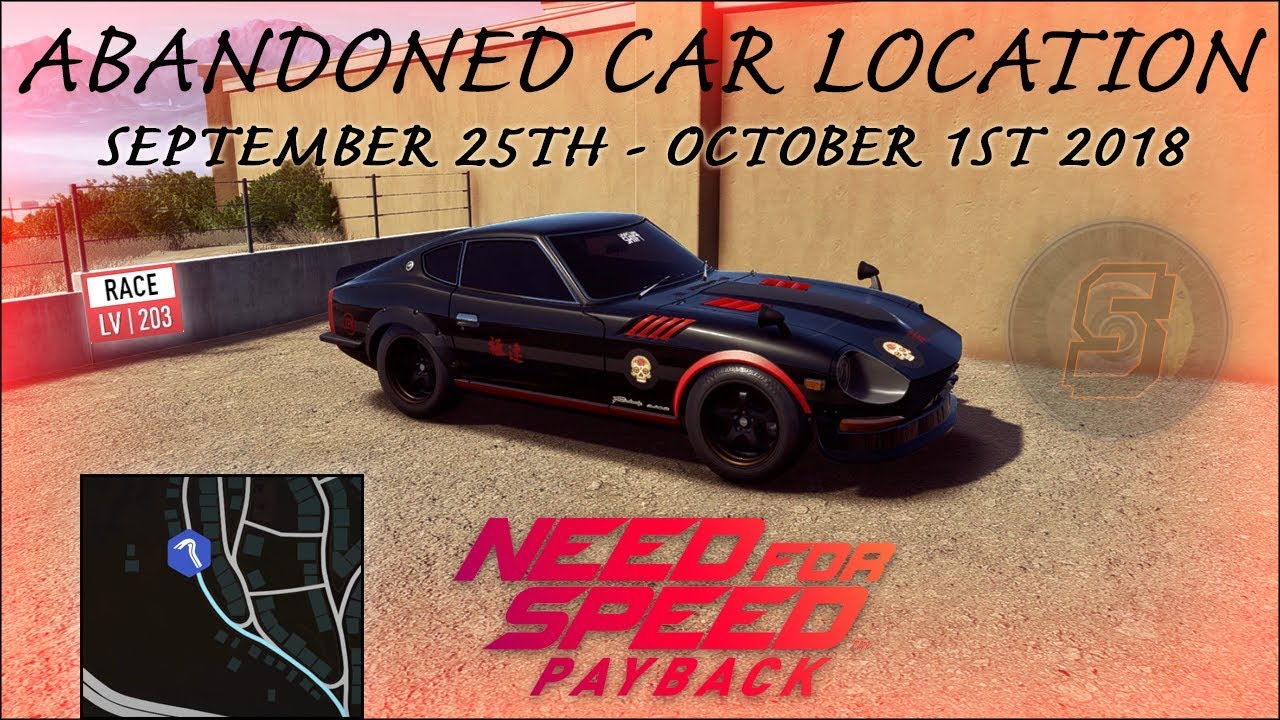 nfs payback abandoned car march 26 2019
