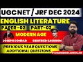 UGC NET/JRF DEC2024 | ENG. PAPER - 02 | Modern Age Joseph Conrad Siegfried Sassoon || PART-02 ||
