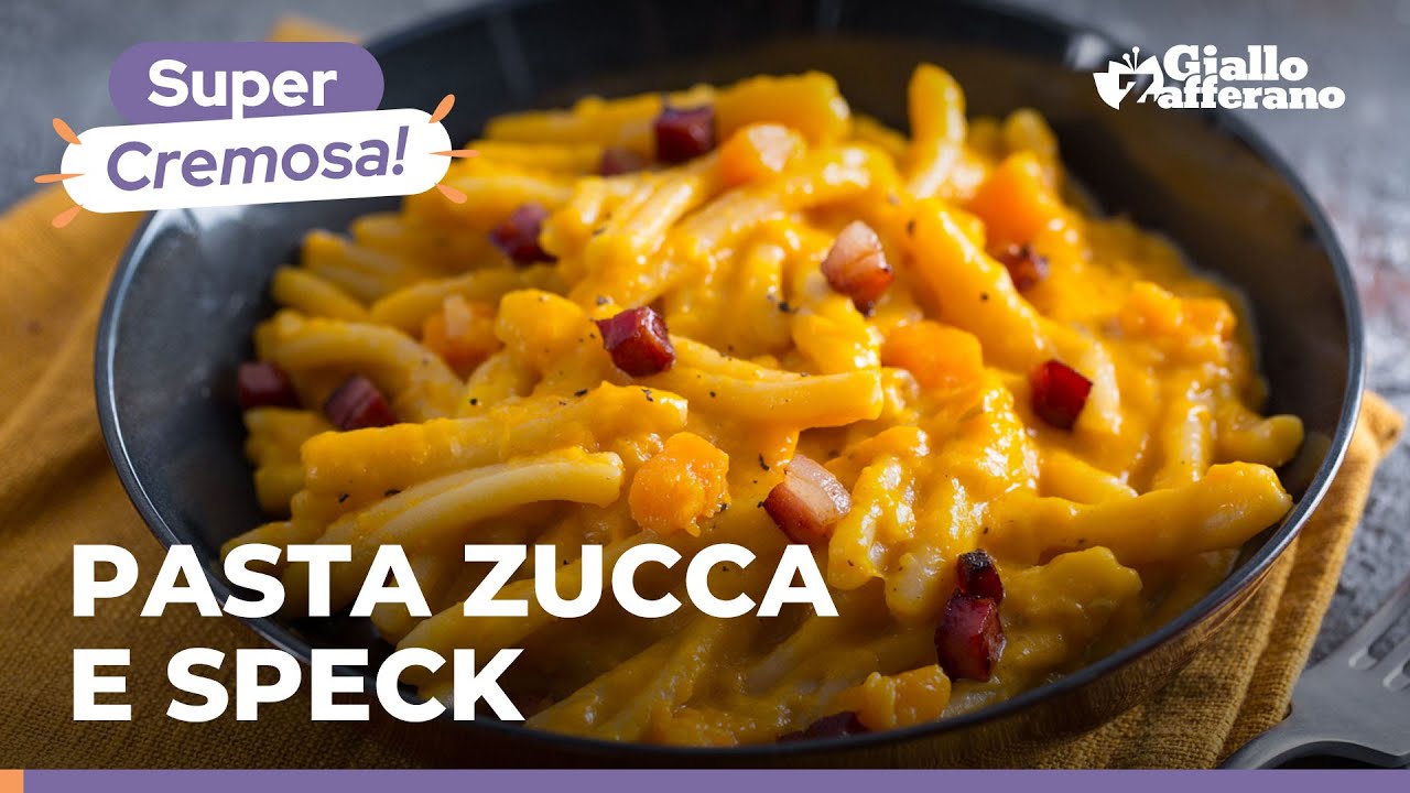 PASTA con ZUCCA E SPECK – PRIMO PIATTO CREMOSO E SUPER SAPORITO! PRONTO ...
