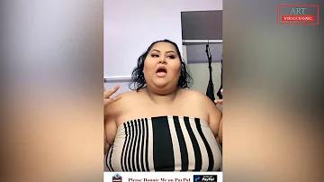 SSBBW lady Dancing | bbw girl | ssbbw big booty dance | cute big girl | ssbbw big booty