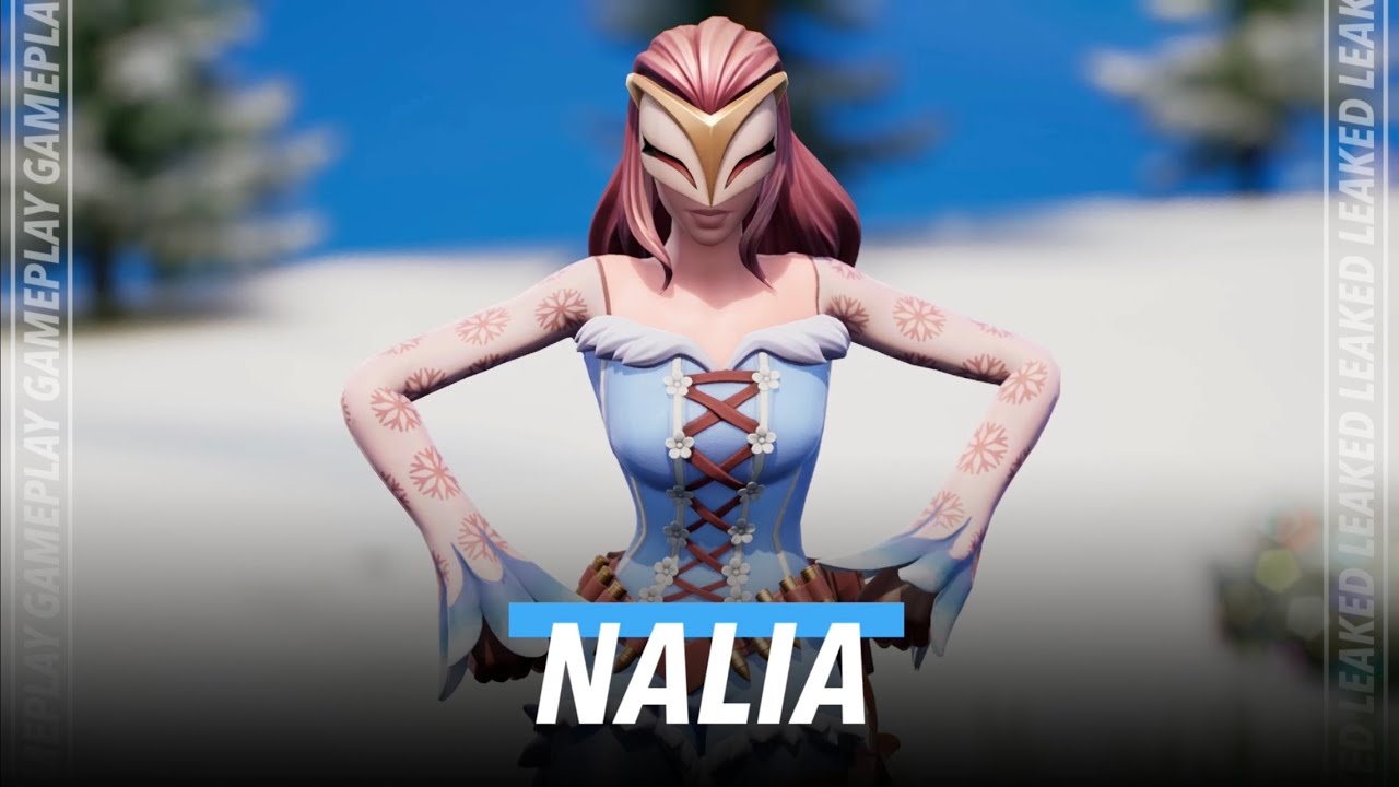 LEAKED “NALIA” SKIN GAMEPLAY!!! (Concept Skin Winner) Fortnite Battle