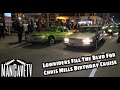 Lowriders Went Crazy On Van Nuys Blvd For Chris Mills aka The Mothership Birthday Cruise 1/29/2022