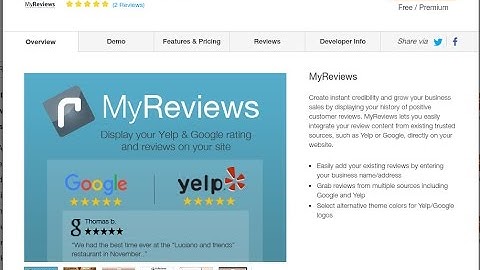 MyReviewes add your reviews to a Wix Site