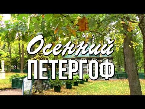 🍁Петергоф осенью - настоящая волшебная сказка!