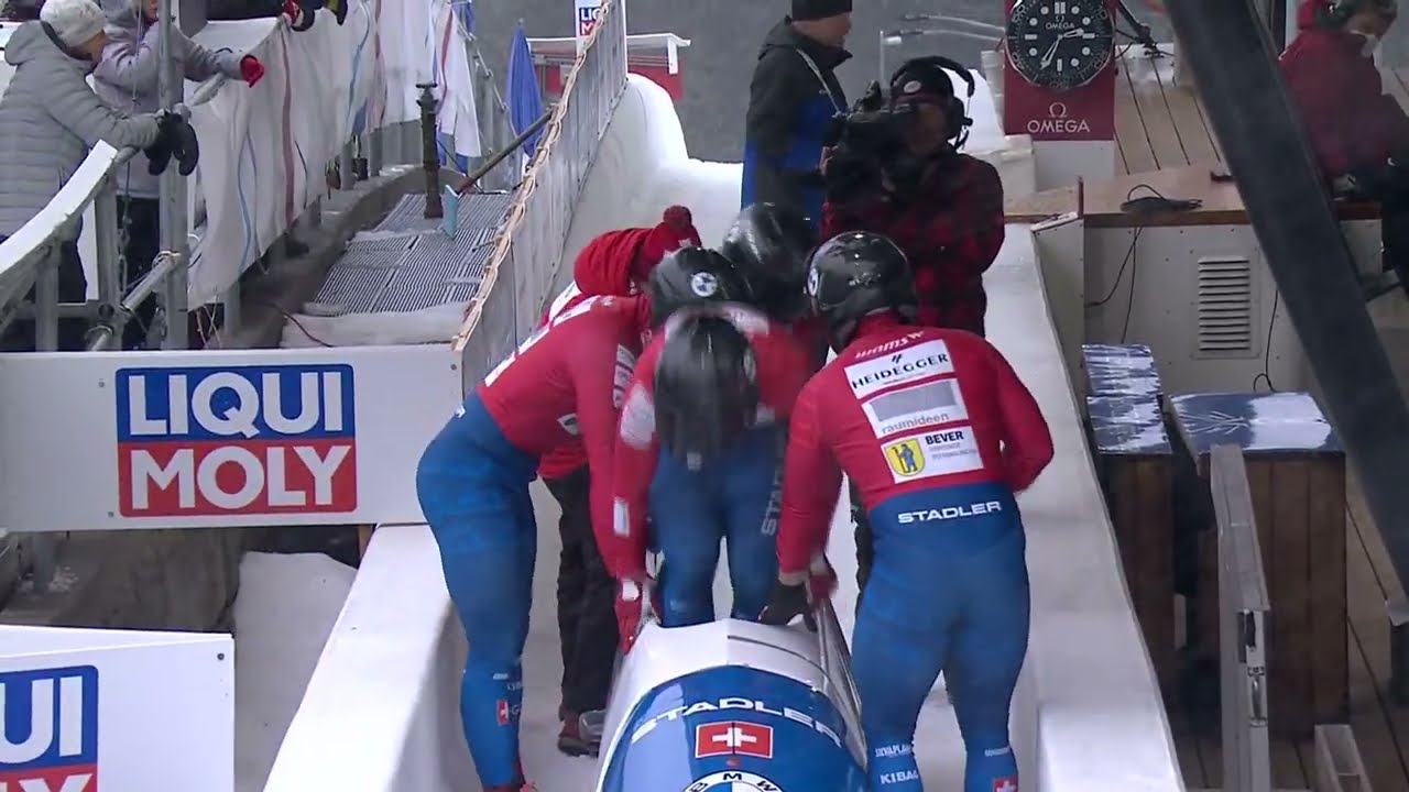 WHISTLER BMW IBSF World Cup 2022/202 4 Men Bobsleigh Heat 1