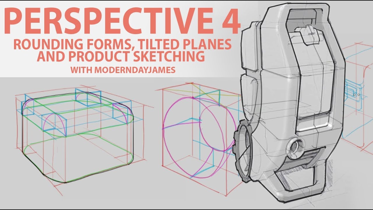 Pt Rounding Forms PERSPECTIVE pt. 4: Rounding Forms, angled planes, and product skeches ...