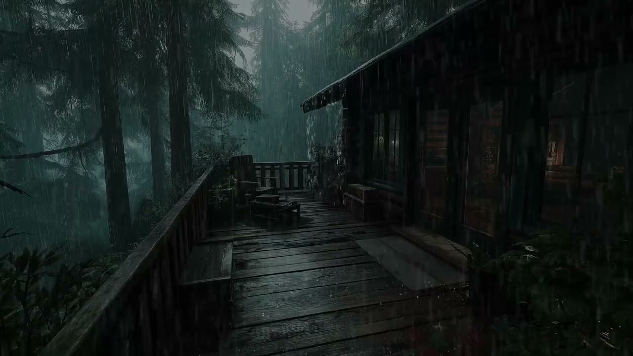 🌙 Rain Sounds for Sleep | Calm & Relaxing Night Atmosphere