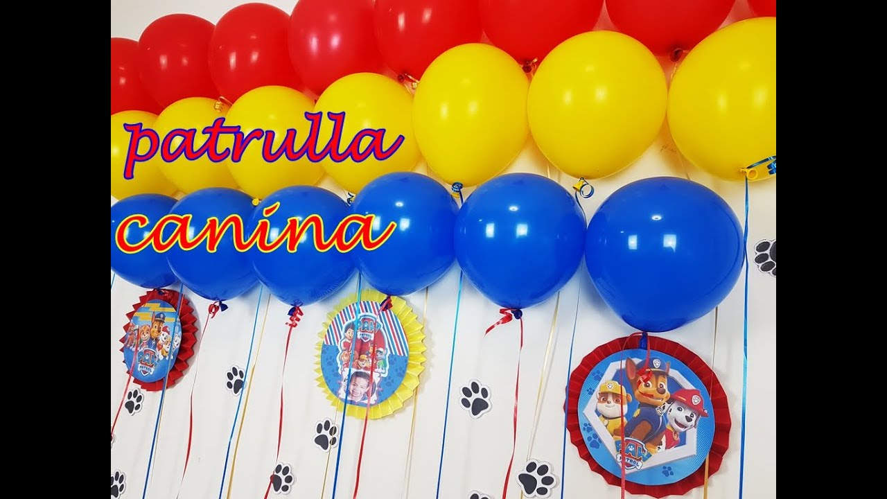 15 ideas de decoraciones con globos de la patrulla canina  Decoración de  fiestas infantiles, Cumpleaños patrulla canina decoracion, Decoracion  fiesta paw patrol