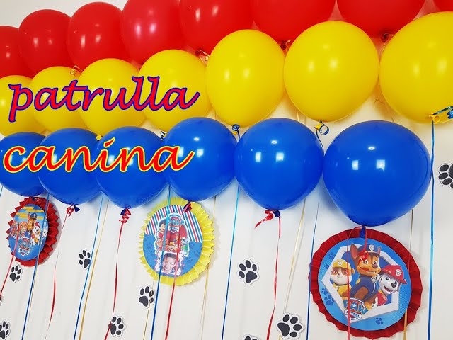 Decoración Cumpleaños Patrulla Canina - decoracion para fiestas