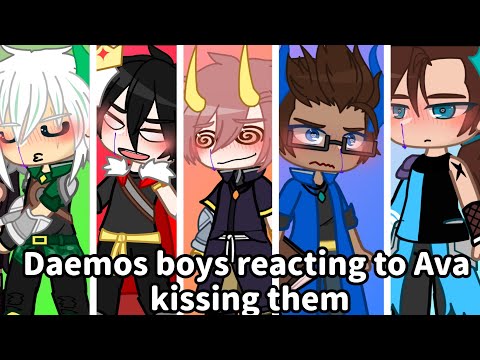 Daemos Boys Reacting To Ava Kissing Them Early Valentines Special Volume Warning