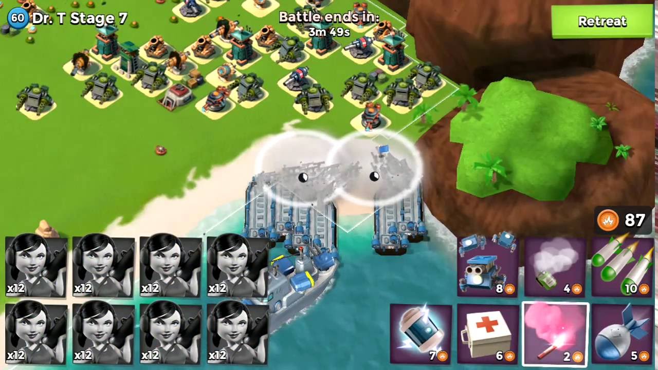 Boom Beach Dr T Stage 7 08/26 Zookas YouTube