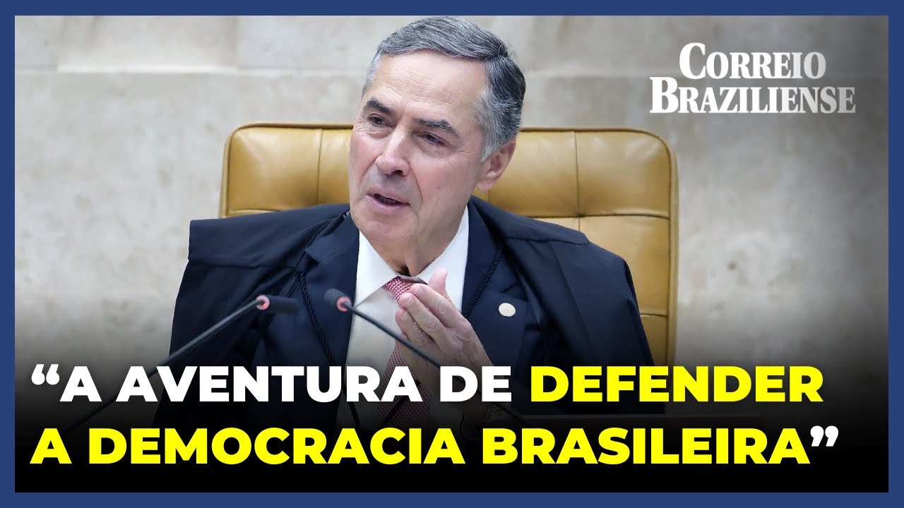 BARROSO SE DESPEDE DA PRESIDÊNCIA DO STF E FALA EM DEFESA DA DEMOCRACIA - 