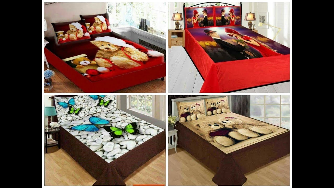 Top class designers bed sheet designs /3D bed sheet design ideas/royal bed sheet