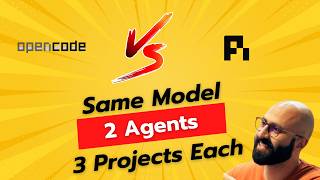 Opencode vs PI on a Local Model: 3 Projects Each