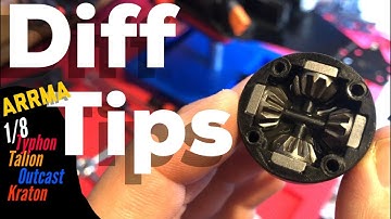 ARRMA DIFF TIPS - Kraton, Outcast, Talion, Typhon