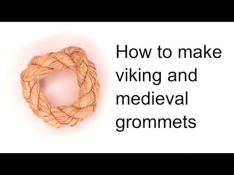 How to make viking and medieval grommets