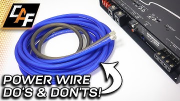 Car Audio Power Wire - Do