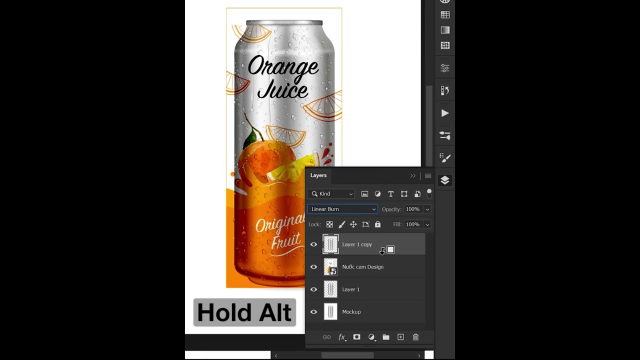 Create AMAZING Photo Effect on Can in Seconds with Photoshop