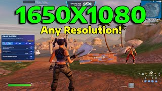 How To Get Stretched Resolution in Fortnite Chapter 5 Season 3