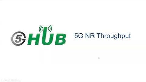 5G NR Throughput