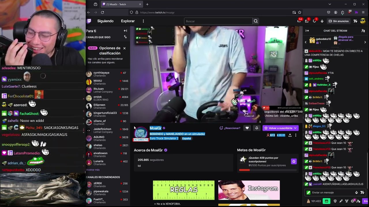 EL MOAI BORRACHO LLAMA POR TELEFONO AL CRISTIAN XDDD