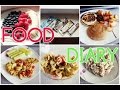 FOOD DIARY GESUND ABNEHMEN + GEWICHT HALTEN | schnelle &amp; einfache Rezepte | Sommer 2015 ( Deutsch )