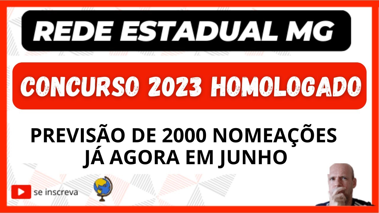 CONCURSO 2023 HOMOLOGADO E JÁ TEM DATA PREVISTA PARA PRIMEIRAS NOMEAÇÕES