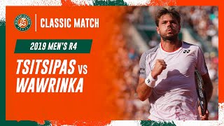 Wawrinka vs Tsitsipas 2019 Men's round 4 | Roland-Garros Classic Match